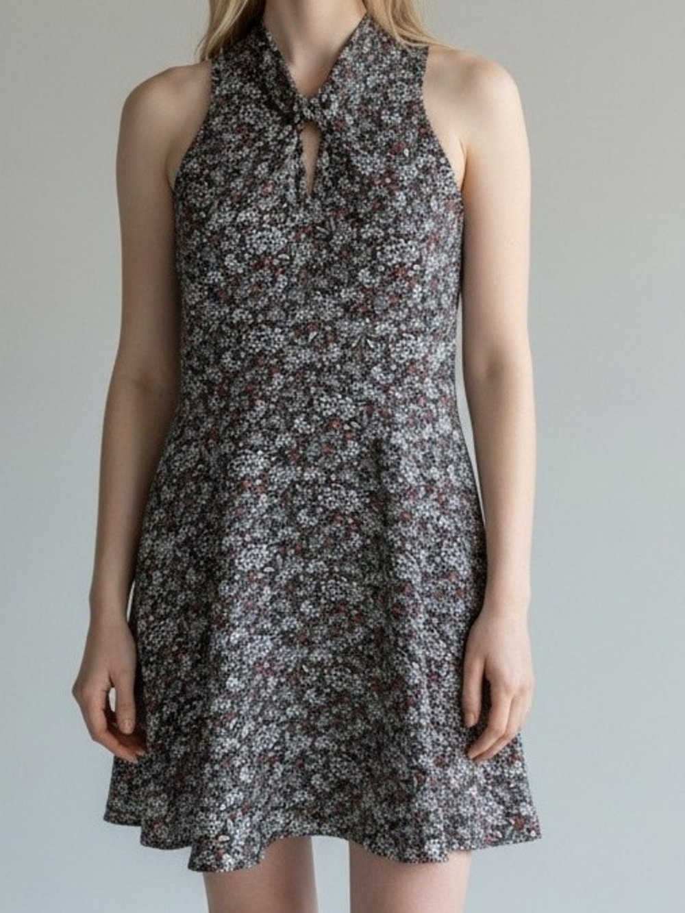 Loft- Floral Swing Dress